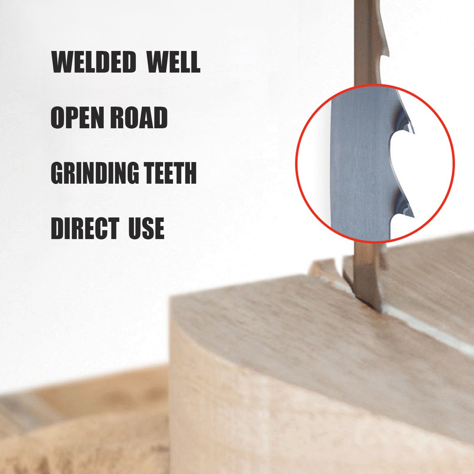 FOXBC Hojas de sierra de cinta para carpintería de 93-1/2 pulgadas x 3/4 pulgadas x 4 TPI, se adaptan a todos los modelos Delta/Rockwell, Grizzly, Jet, Rikon, Steel City, General, Ridgid, Craftsman de 14"