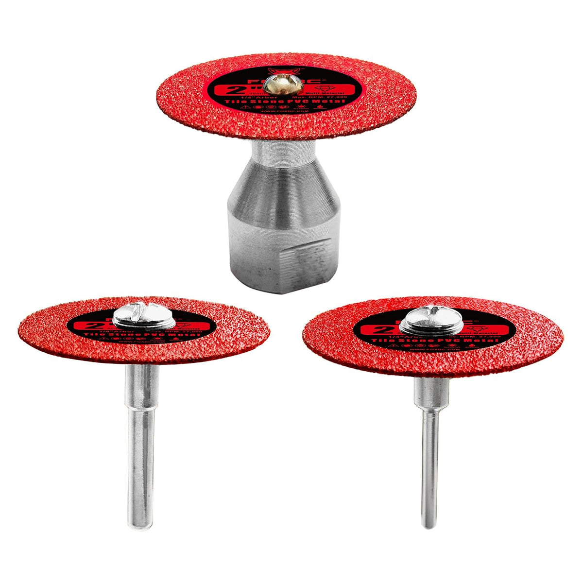 FOXBC 2 Inch Diamond Blades Tile Glass Multi-Material Cut Wheels - 10 Pack