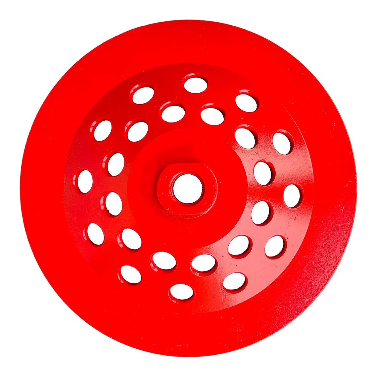FOXBC 7 Inch Diamond Double-Row Segmented Cup Wheel for Grinding and Leveling Concrete, Masonry and Stone, 5/8"-11" Arbor