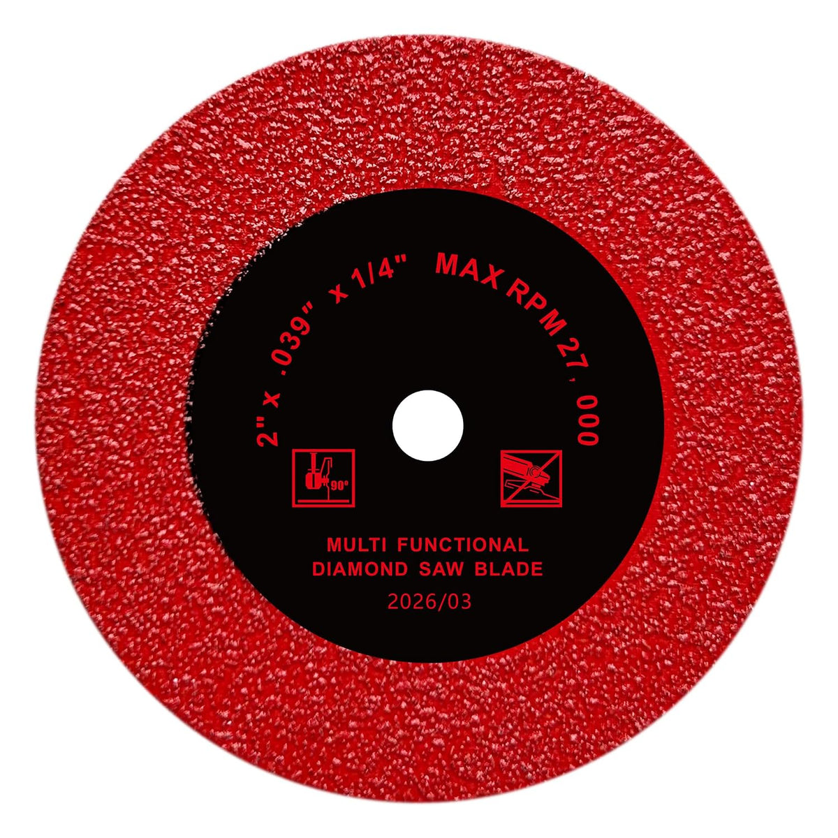FOXBC 2 Inch Diamond Blades Tile Glass Multi-Material Cut Wheels - 10 Pack