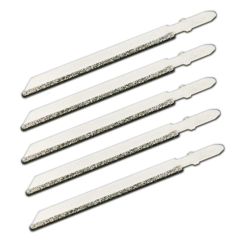 Hojas de sierra caladora de diamante de 4" y 100 mm con vástago en T para corte de granito, grano 50