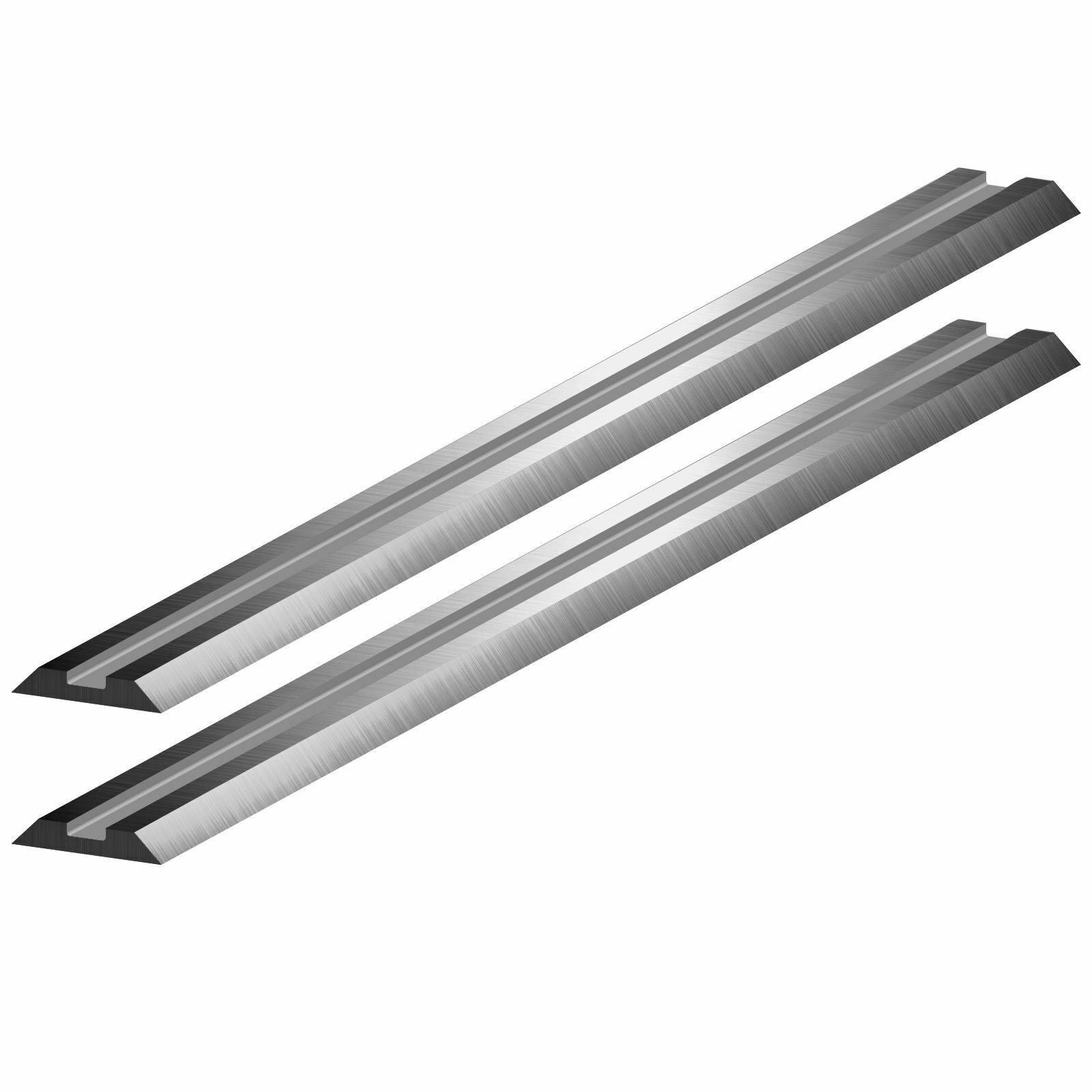 Cuchillas cepilladoras TCT reversibles de 3-1/4" y 82 mm para Bosch Dewalt Makita - Paquete de 2