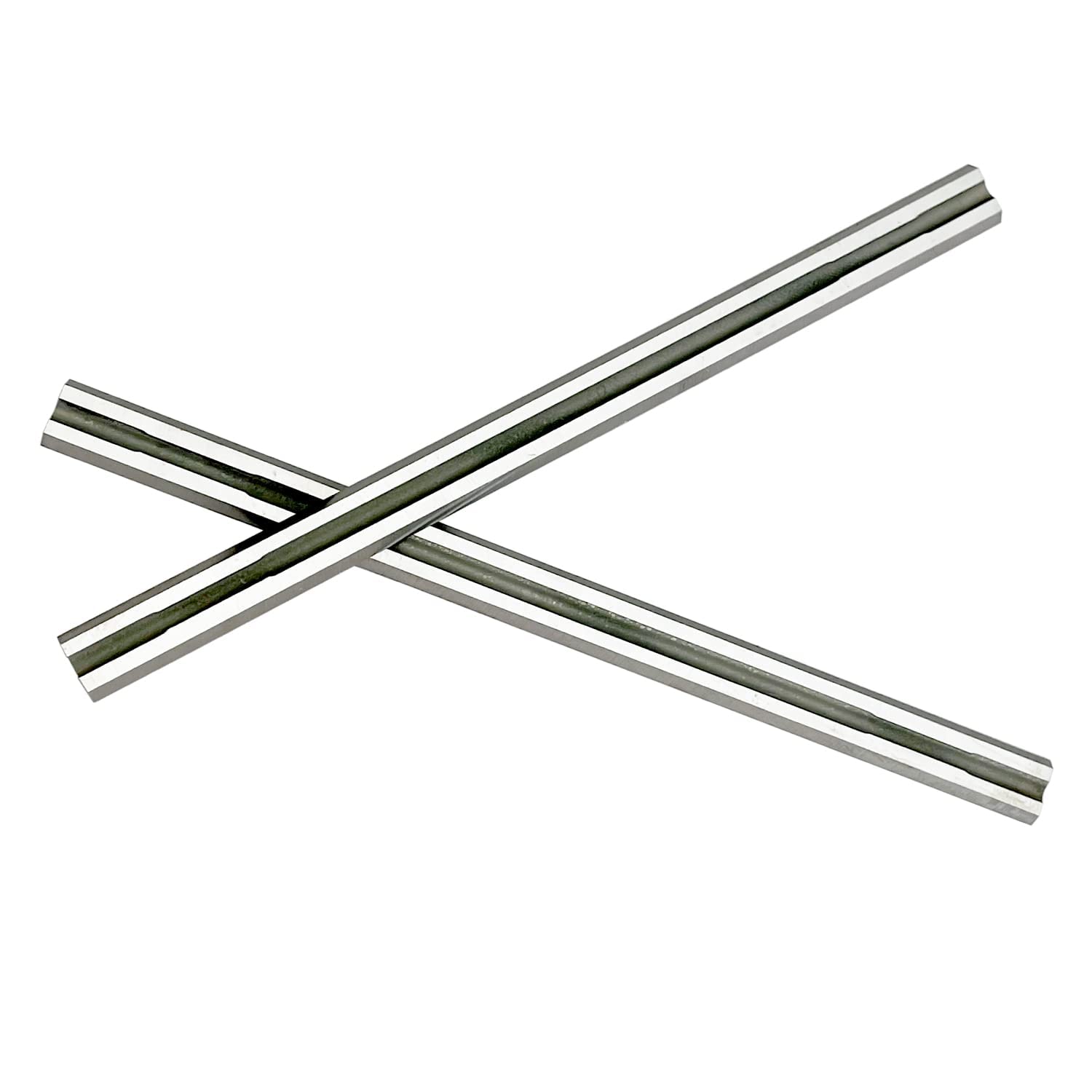 FOXBC 3-1/4 Inch Industrial Carbide Hand Planer Blades for Craftsman CMEW300, Milwaukee M18, Makita, DeWalt, Bosch, Wen, Ryobi and Most 3-1/4 Planer (10 Pack)