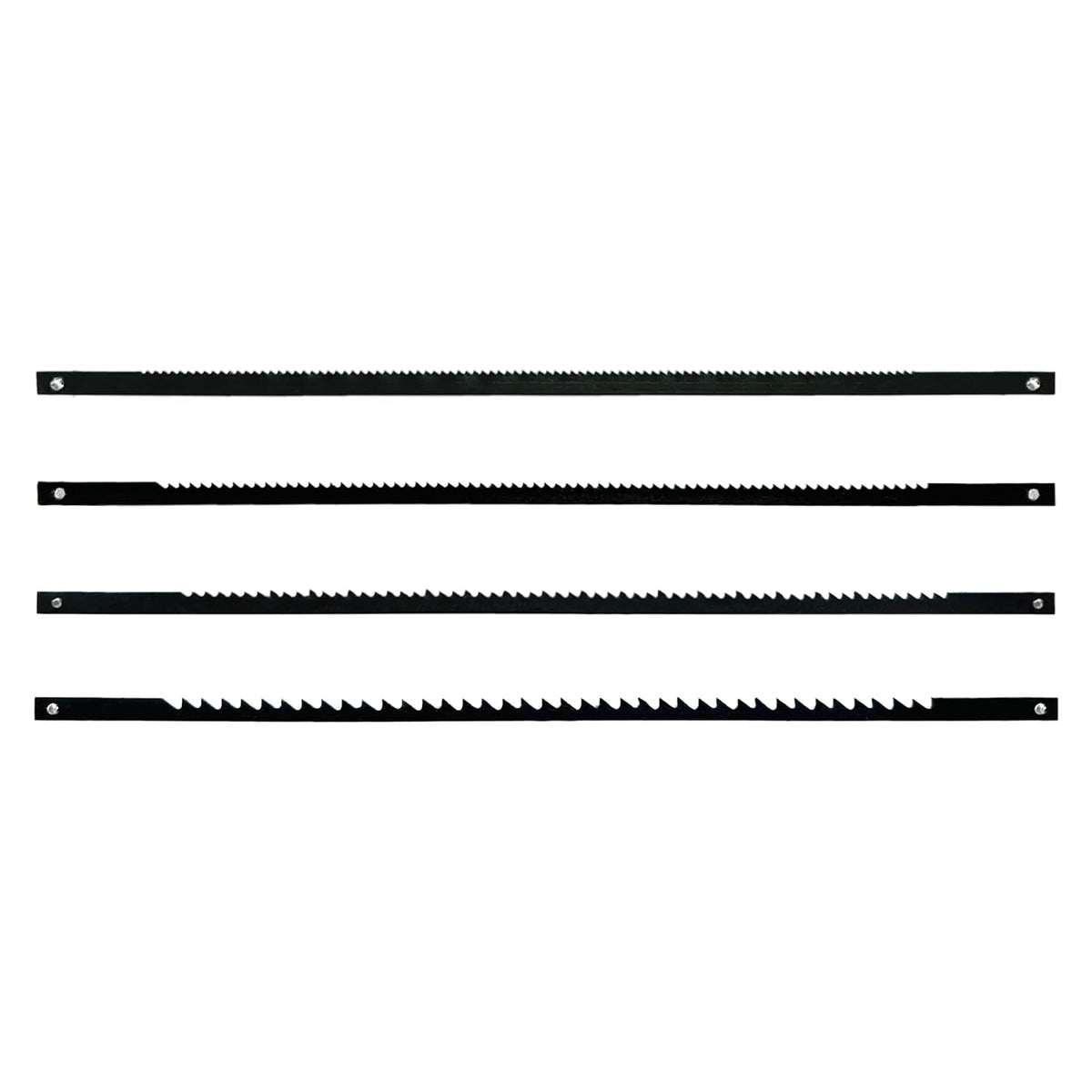 FOXBC 5 Inch Scroll Saw Blades Pin End for Wood - 96 Pack with 10 TPI, 15 TPI, 18 TPI, 24 TPI