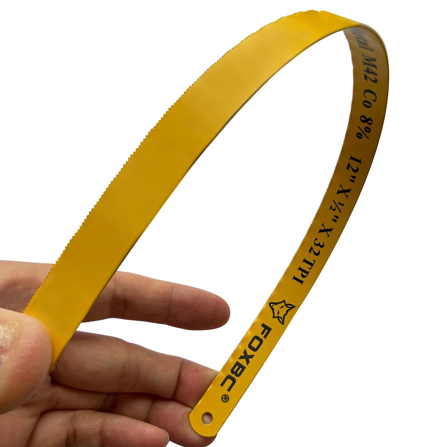 FOXBC Hoja de sierra para metales de 12 pulgadas 32 TPI, corte de metal bimetálico M42, paquete de 10