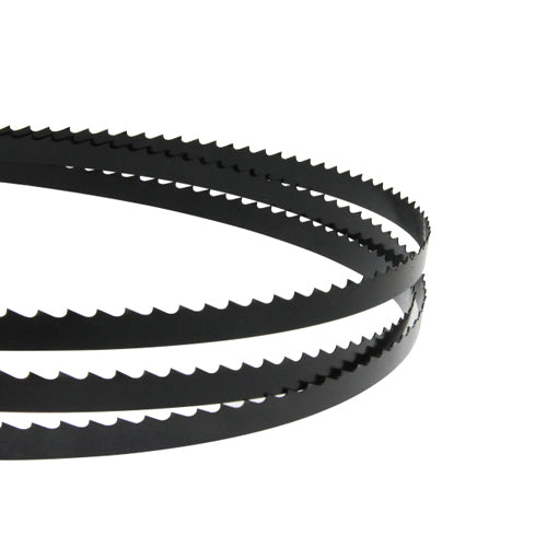 Hojas de sierra de cinta de carbono 4TPI, 93-1/2 pulgadas x 3/8 pulgadas x 0,02, paquete de 2