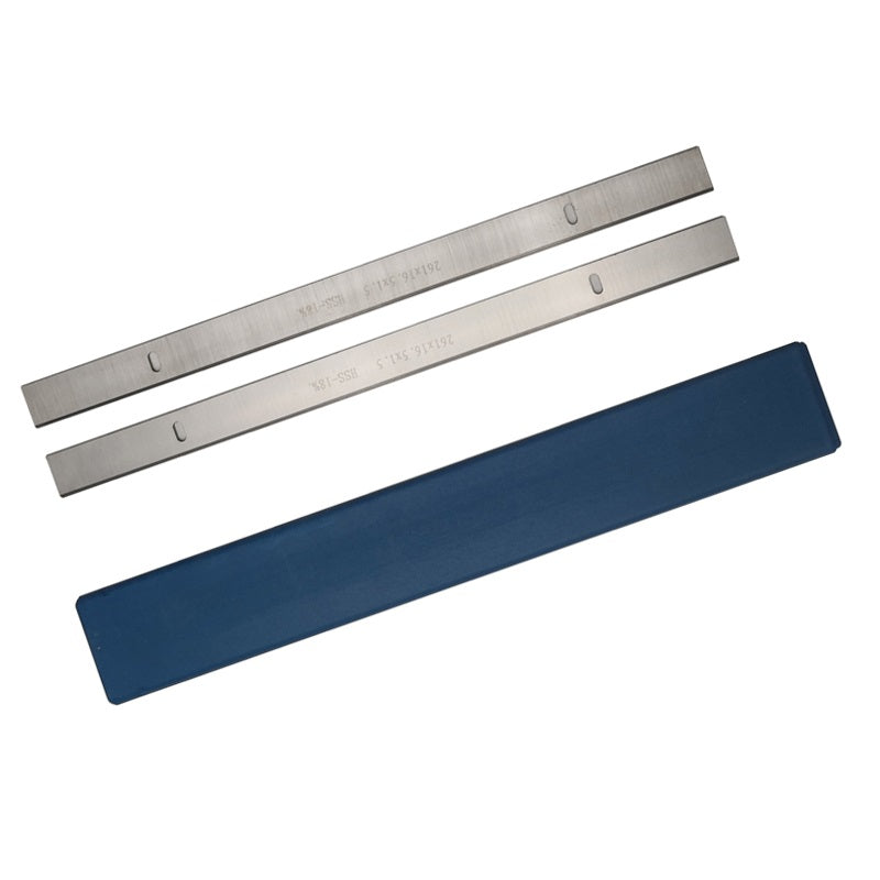 Cuchillas de repuesto F22-573 de 261x16,5x1,5mm para cepilladora Shop FOX F22-564/250