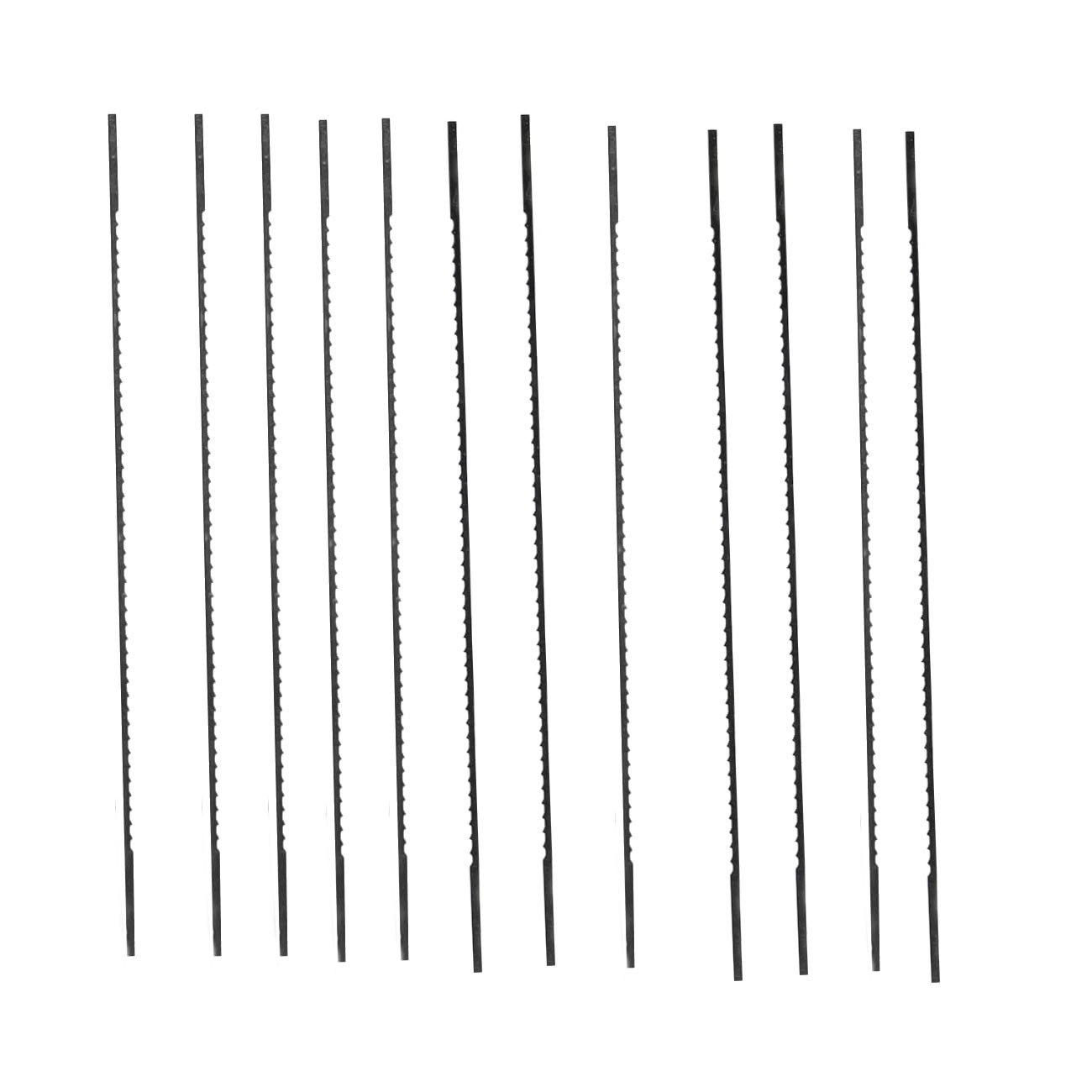 Juego de hojas de sierra de calar de extremo liso de 5 pulgadas, paquete de 36 (28TPI, 12 TPI, 10TPI)
