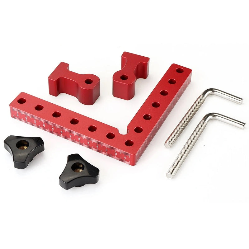 Woodworking Precision Clamping Square L-Shaped Auxiliary Fixture Splicing Board Positioning Fixed Clip Woodworking Tool