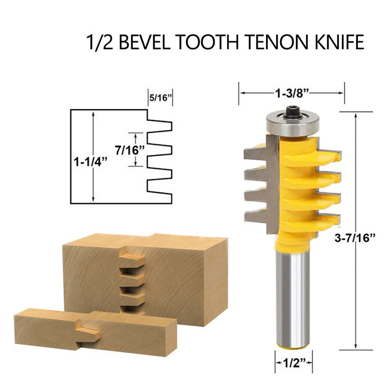 Cutter 1/2in 1/4in Shank CNC Milling Cutter Engraving Machine Wood Router Collet Dovetail Drills Bit Hand Tool Woodworking Tools