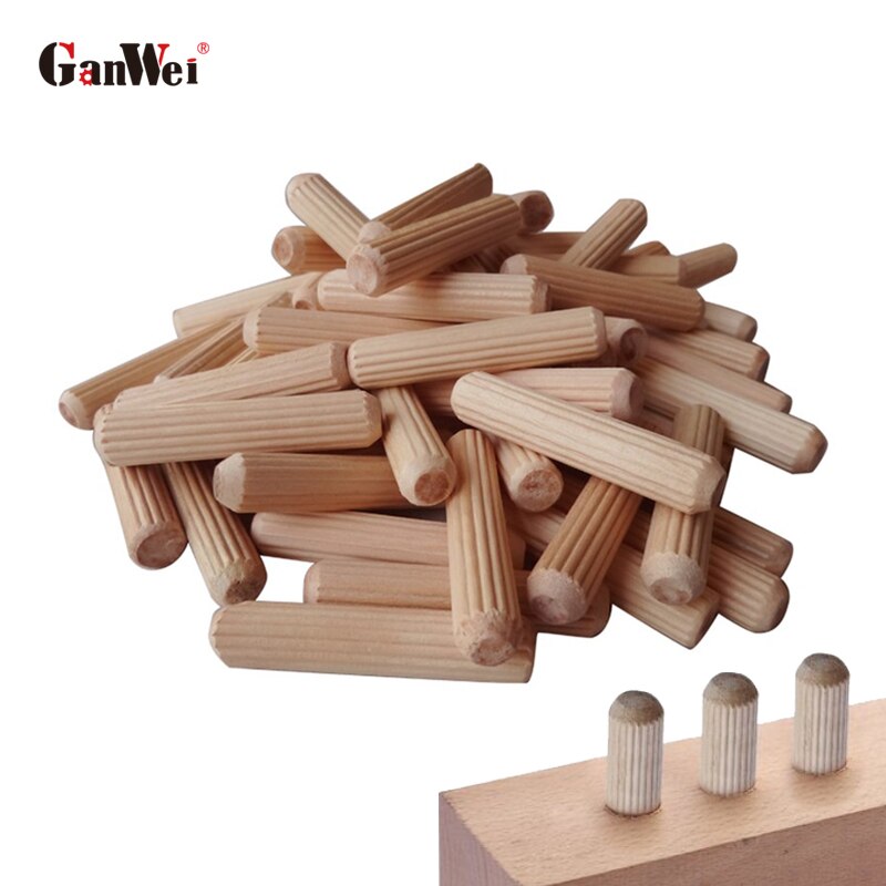 30pcs Log Tenon Wooden Bar 3-in-1 Connector Is Used for Connecting Cabinets, Wardrobes, Furniture and Wooden Boards