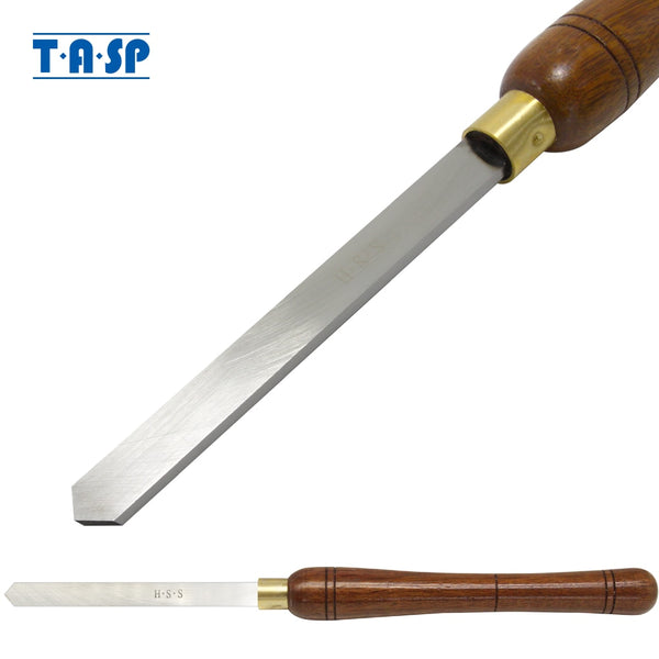 Rascador de lanza de 5/8 pulgadas, herramientas de torneado de madera, punta de lanza recta, rastrillo Neg, hoja HSS de 16mm, herramienta de torneado para torno de madera