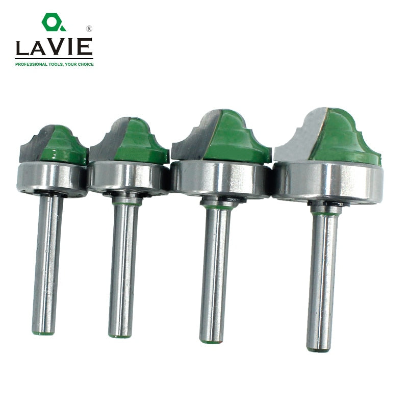 1pc 6.35mm Shank Double Roman Ogee Edging Router Bit Bearing Wood Line Knife Milling Cutter