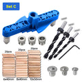 Center Scriber Self Centering Drilling Guide Dowel Jig Kit Vertical Pocket Hole Center Line Positioning Woodworking Tool