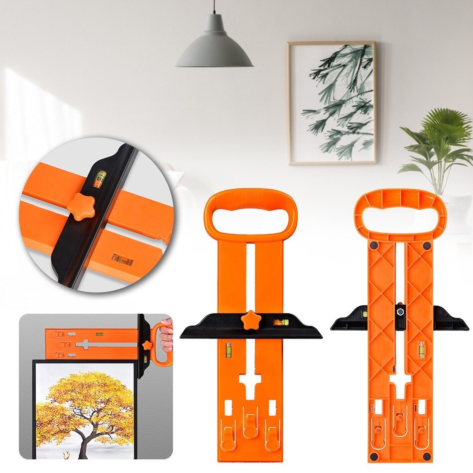 Photo Frame Level Ruler MultiFunction Photo Frame Hanging Decoration T