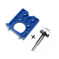 35mm Hinge Boring Jig Woodworking Hole Drilling Guide Locator Fixture Aluminum Alloy Hole Opener Template Door Cabinets