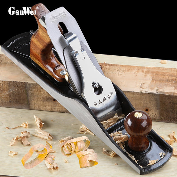 355mm Woodworking Flat Plane Wood Planer Alloy Steel Blade Carpentry Woodcraft Trimming Knife Treat Burrs Hand Tool