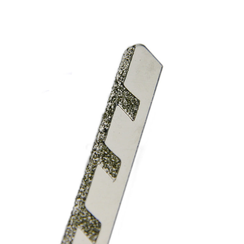 Juego de hojas de sierra de calar con revestimiento de diamante de 4" y 100 mm, vástago en T, paquete de 5