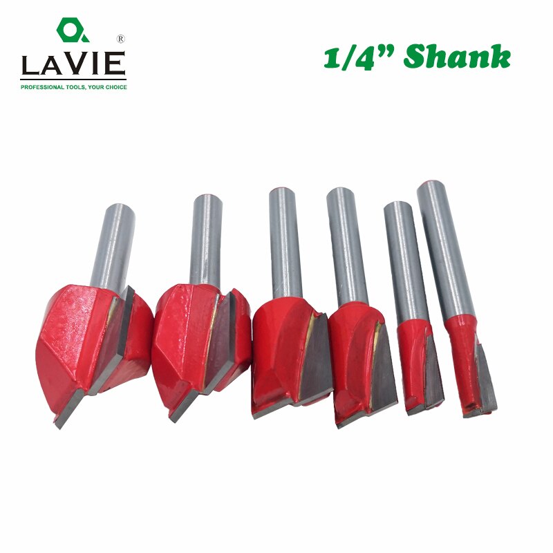 1/4 Shank Wood Cleaning Bottom Bit Straight Router Bit Clean Milling Cutter Woodworking Bits