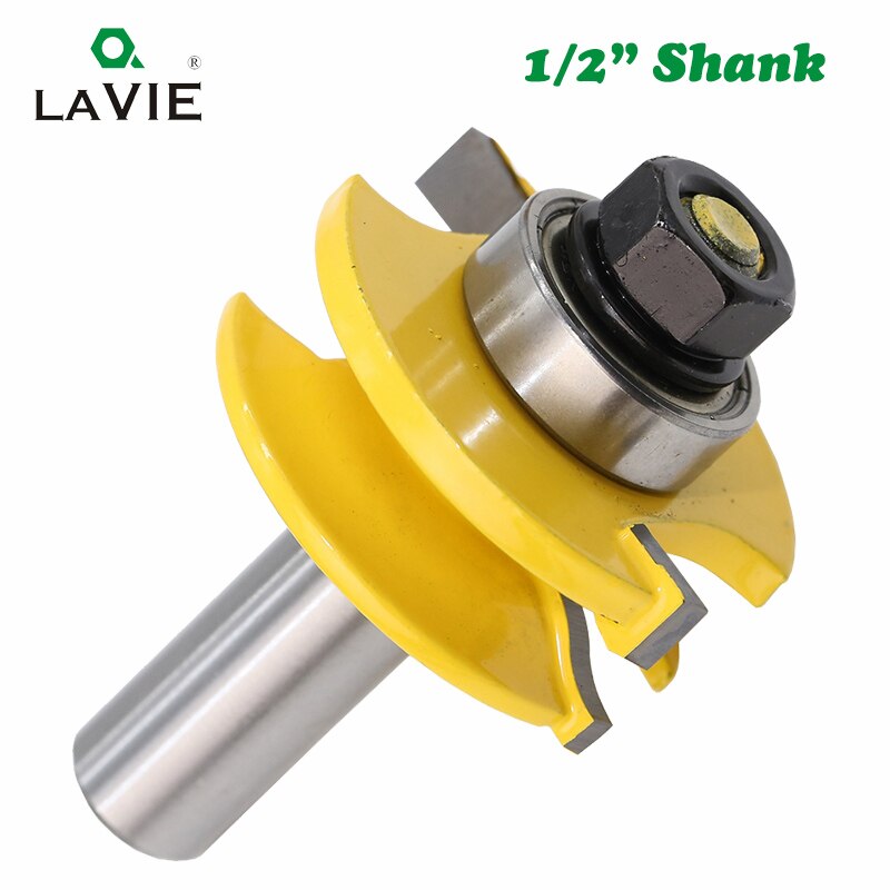 3pcs/set 12mm 1/2 Shank Door Panel Cabinet Tenon Router Bit Set Milling Cutter For Woodworking Cutters Cutting Tools