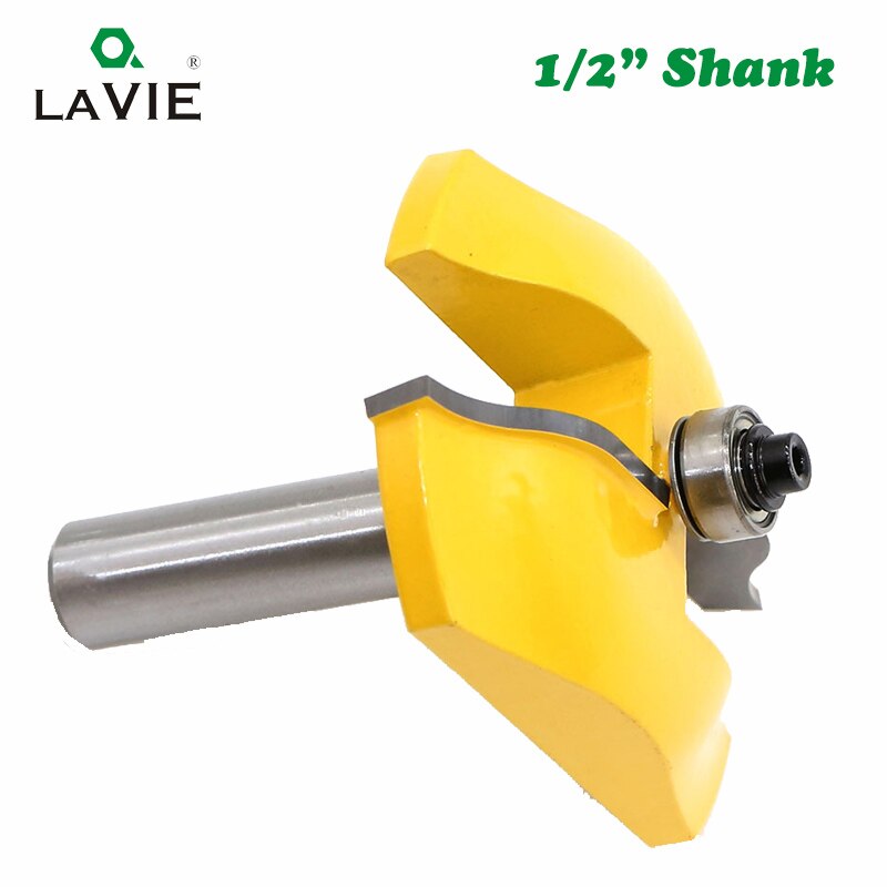 3pcs 12MM 1/2 Shank Small Rail and Stile Ogee Router Bits Set Tenon Cutters 3" Panel Cabinet Door for Wood Machine Tool