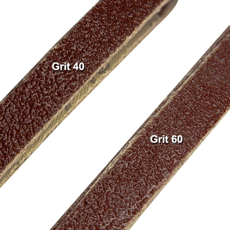 10PC 1/2"x18" Sanding Belts 13X457mm 40 60 80 120 180 240 Grit Aluminium Oxide