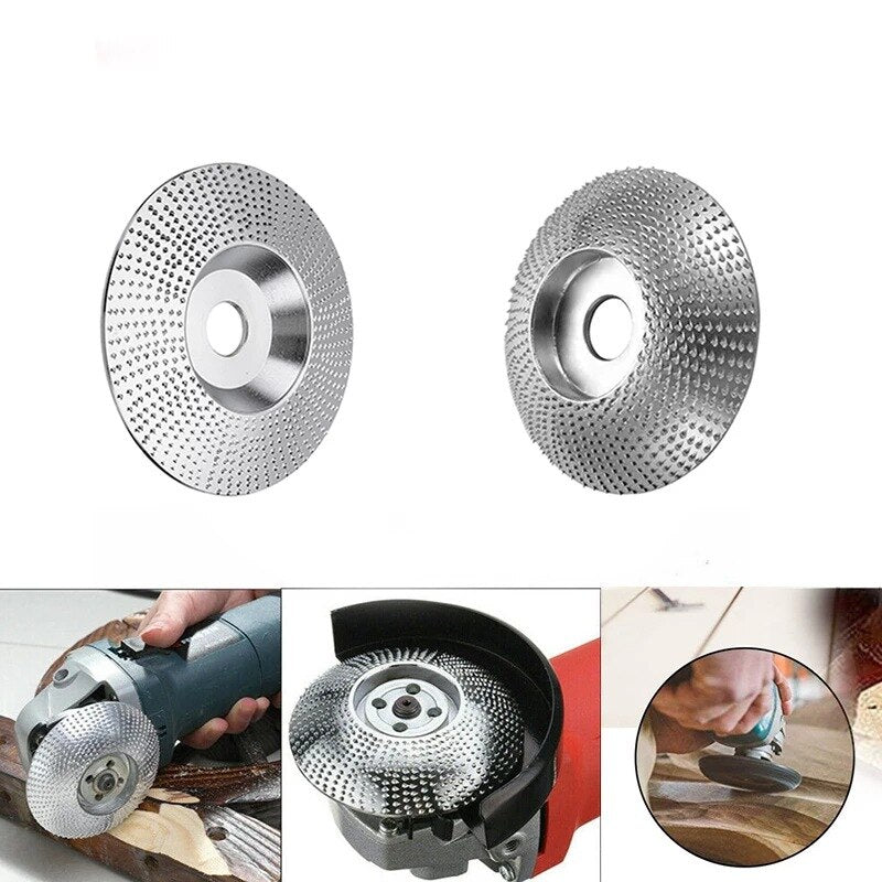 Woodworking Angle Grinding Wheel Sanding Carving Angle Grinder Accessories Rotary Tool Abrasive Disc 22mm Shaping