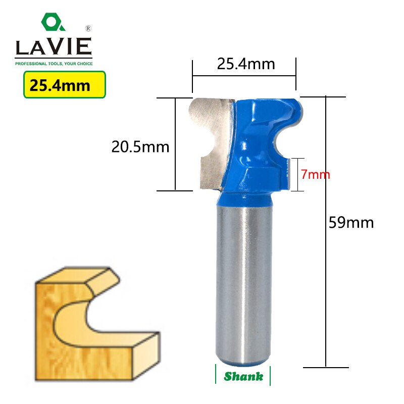 12mm 1/2" Shank 12.7mm Double Finger Router Bits for Wood Industrial Grade Milling Cutter Woodworking Tools