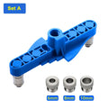 Center Scriber Self Centering Drilling Guide Dowel Jig Kit Vertical Pocket Hole Center Line Positioning Woodworking Tool