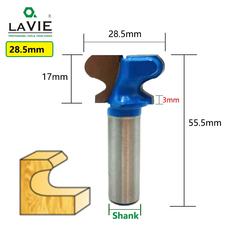 12mm 1/2" Shank 12.7mm Double Finger Router Bits for Wood Industrial Grade Milling Cutter Woodworking Tools