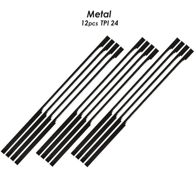 Hoja de sierra de calar de 4 pulgadas para corte de metal Dremel Moto-Saw MSSB53 - Paquete de 12