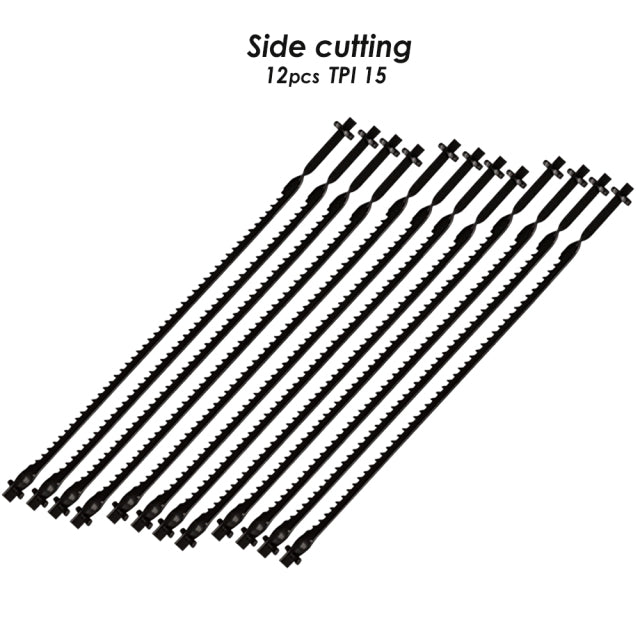4 Inch Scroll Saw Blade for Dremel Moto-Saw MSSB53 Metal Cutting - 12 Pack